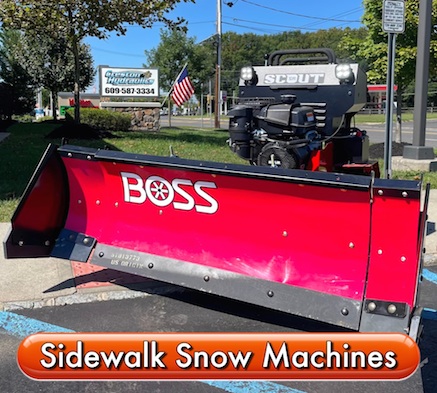 Snowrator sidewalk snow machine