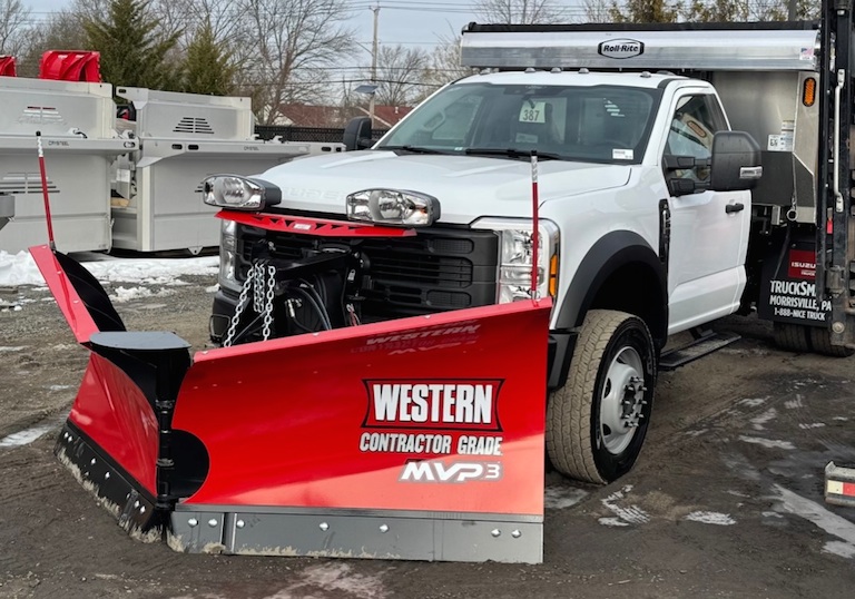 Western MVP3 poly v-plow